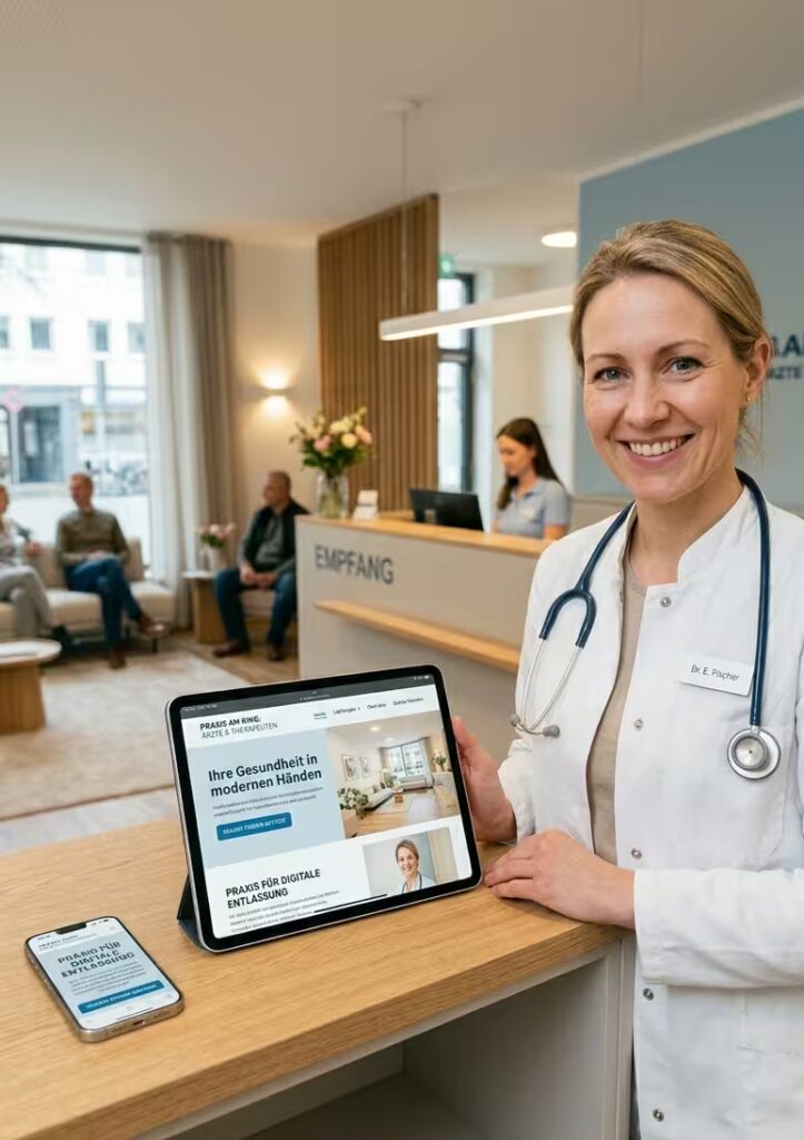 Modernes Webdesign für Ärzte & Therapeuten